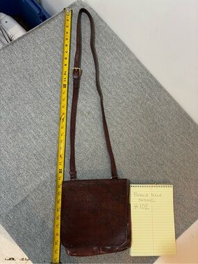 Patricia Nash crossbody map embossed bag